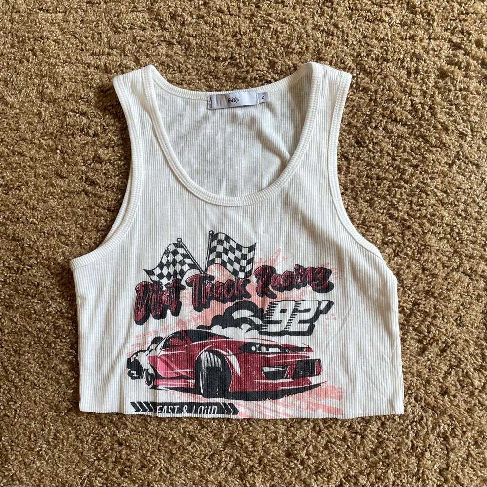 Adika Racer Crop Tank